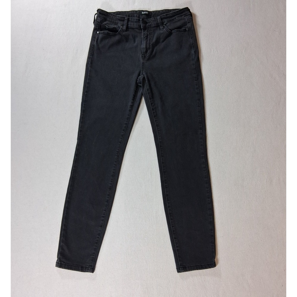 Buffalo David Bitton Mollie High-Rise Stretch Skinny Jeans Womens 6/28 Black